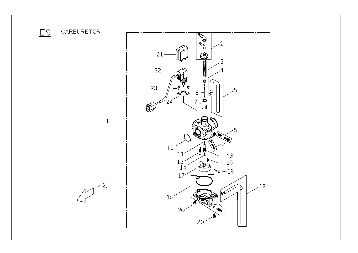 Rattler 110 Carburetor